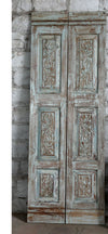 Antique Barn Door Hand Carved Sliding Doors Floral Statement Door 