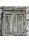 Antique Barn Door Hand Carved Sliding Doors Floral Statement Door 