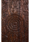 Antique Artistic Barn Door Lotus Carved Sliding Door Double Doors