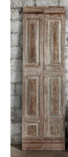 Antique Hand Carved Barn Door Floral Reclaimed Wood Custom Doors 