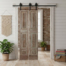  Antique Hand Carved Barn Door Floral Reclaimed Wood Custom Doors 