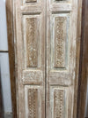 Vintage Whitewashed Wooden Double Door 