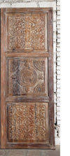 Hand Carved Wooden Doors Floral Rustic Modern Barn Doors 96x36