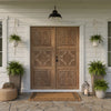 Hand Carved Wooden Doors Floral Rustic Modern Barn Doors