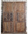 Hand Carved Wooden Doors Floral Rustic Modern Barn Doors