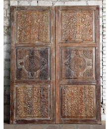  Hand Carved Wooden Doors Floral Rustic Modern Barn Doors