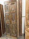 Antique Carved French Doors Floral Hinged or Sliding Barn Doors 80x28