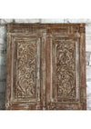 Antique Carved Doors Studs Hinged or Sliding Double Door 
