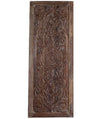 Antique Lotus Hand-Carved Barn Door – Solid Wood Statement Door 96x36