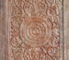 Antique Lotus Hand-Carved Sliding Barn Door – Solid Wood Statement Doors