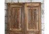 Hand Carved Sliding Double Door – Vintage Pantry & Closet Door 