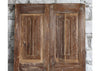 Antique Carved Doors Floral Reclaimed Wood Double Doors