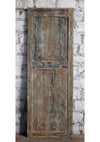 Antique Lotus Carved Door–Rustic Harmony Wooden Barn Door
