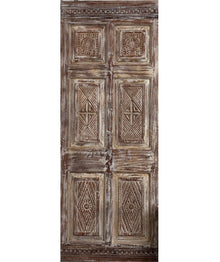  Antique Carved Single Door Floral Statement Barn Door Bedroom Doors