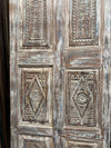 Antique Carved Door Single Slidng Barn Door Bedroom Door 80x34