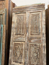 Antique Carved Door Single Slidng Barn Door Bedroom Door 80x34