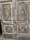 Antique Carved Door Single Slidng Barn Door Bedroom Door 80x34