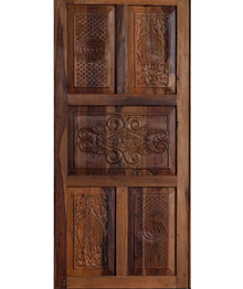  Antique Carved Sliding Door - French Barn Door Wooden Panel