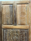 Antique Carved Door Floral Rustic Sliding Barn Door Bedroom Doors 