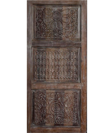  Vintage Carved Door Floral Sliding Door Hinged or Sliding Barndoor 