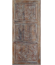  Vintage Carved Door Statement Door Hinged or Sliding Barndoor