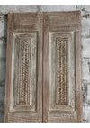 Antique Carved French Doors Double Door Hinged or Sliding Barn Doors 