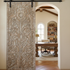 Vintage Carved Door Tree Of Life Whitewash Sliding Door Wall Art Panel 