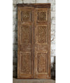 Antique Double Doors Closet Door Floral Carved French Doors