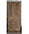 Antique Floral Carved Sliding Doors Pantry Door Hinged or Double Doors