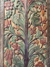 Tree of Life Hand-Carved Barn Door Panel – Rustic Earthy Wood Wall Decor