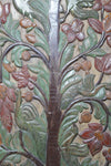 Tree of Life Hand-Carved Barn Door Panel – Rustic Earthy Wood Wall Decor 