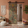 Tree of Life Hand-Carved Barn Door Panel – Rustic Earthy Wood Wall Deco