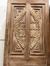 Vintage Carved Door Statement Door Hinged or Sliding Barndoor
