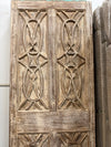 Antique Hand Carved Barn Door Floral Custom Interior Sliding Doors