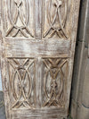 Antique Hand Carved Barn Door Floral Custom Interior Sliding Doors