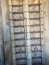 Antique Wooden Rustic Entry Door | Distressed Indian Architecture Door 84x36