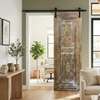 Antique Carved Door Rustic Modern Reclaimed Wood Door