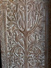 Tree of Life Carved Wood Birds & Nature-Inspired Wall Art or Barndoor 84x36