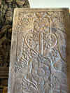 Vintage Carved Barn Door Tree Of Life Natural Wood Rustic Bedroom Door 84x36
