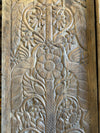 Vintage Carved Barn Door Tree Of Life Natural Wood Rustic Bedroom Door 84x36