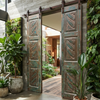 Vintage Carved Wood Double Doors 