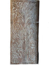 Tree of Life Carved Wood Door Kalpavriksha Sliding Barn Door 84x36
