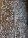 Tree of Life Carved Wood Door Kalpavriksha Sliding Barn Door 84x36