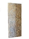 Tree of Life Carved Natural Wood Barn Door Feature Wall Panel 84x36