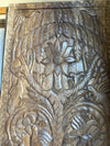 Vintage Carved Barn Door Tree Of Life Natural Wood Rustic Bedroom Door 84x36
