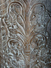 Tree Of Life Barn Door Vintage Carved Door Wellness Wall Panel 84x36