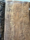 Tree Of Life Barn Door Vintage Carved Door Wellness Wall Panel