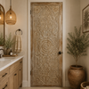 Vintage Lotus Carved Door 