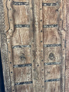 Vintage Inspired Arched Door Cabinet – Tall Limewashed Farmhouse Armoire