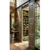 Antique Rustic Double Doors Panel Floral Hand Carved Custom French Doors 